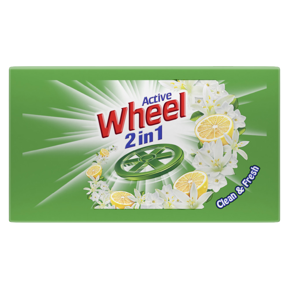 Wheel Active 2 In 1 Detergent Bar
